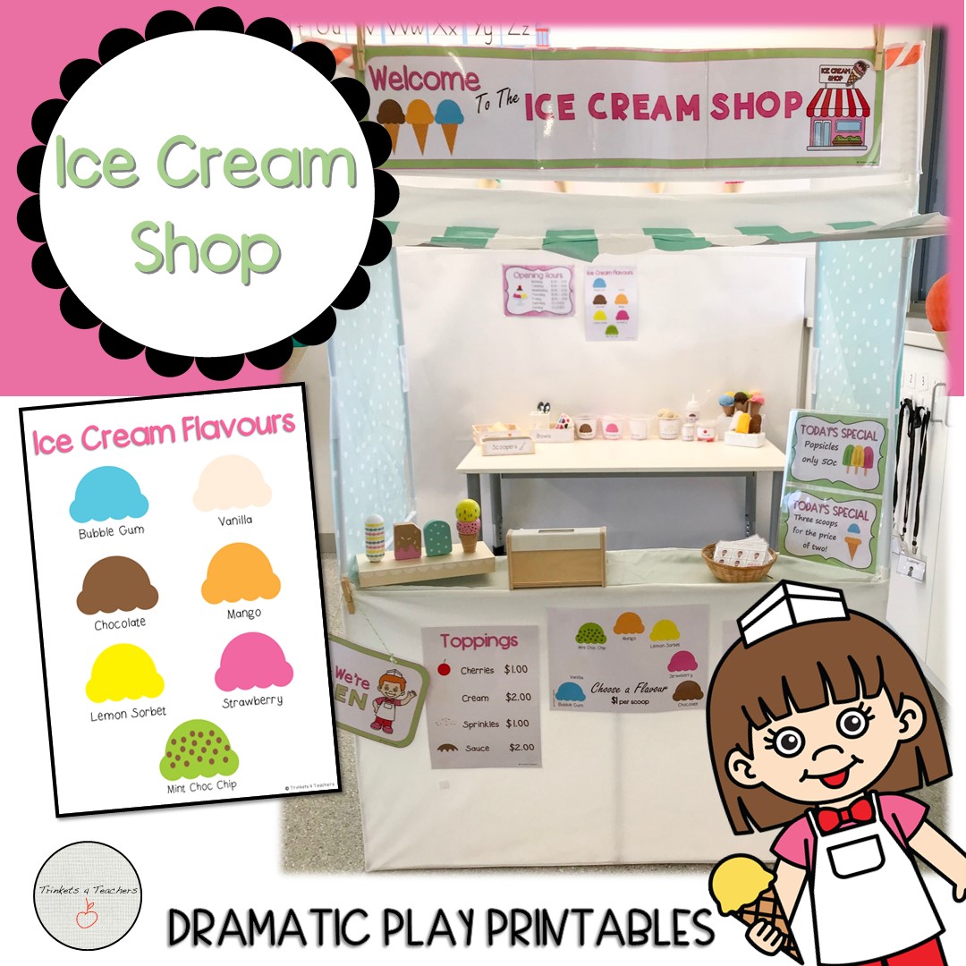 Ice Cream Parlor Dramatic Play